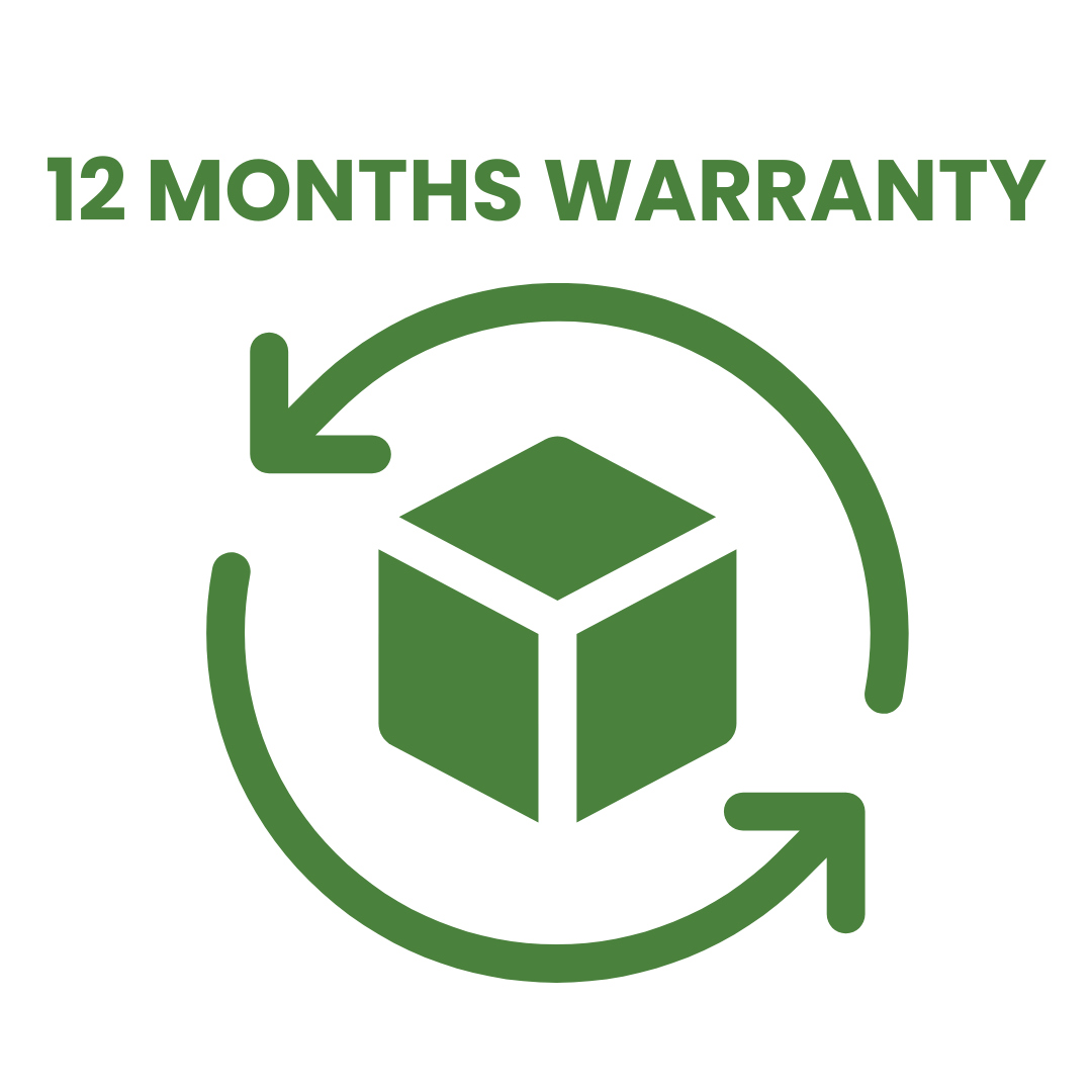 12 MONTHS WARRANTY